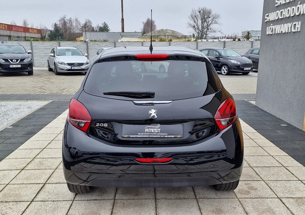 Peugeot 208 cena 36900 przebieg: 60000, rok produkcji 2018 z Nowe Warpno małe 172